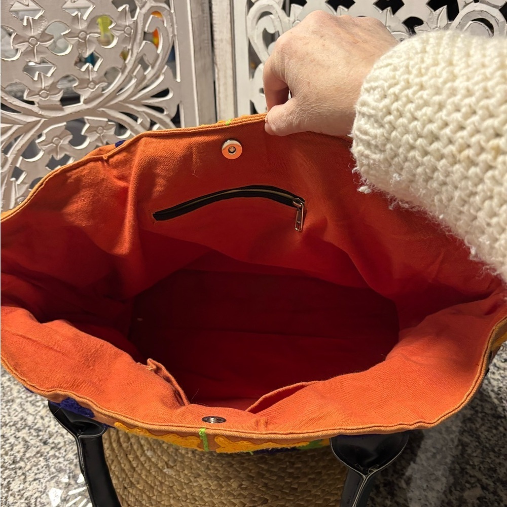 Colorful Patterned Tote Bag - Picture 12 of 15